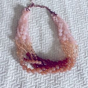 Gorgeous Pink Multi Strand Necklace 💓